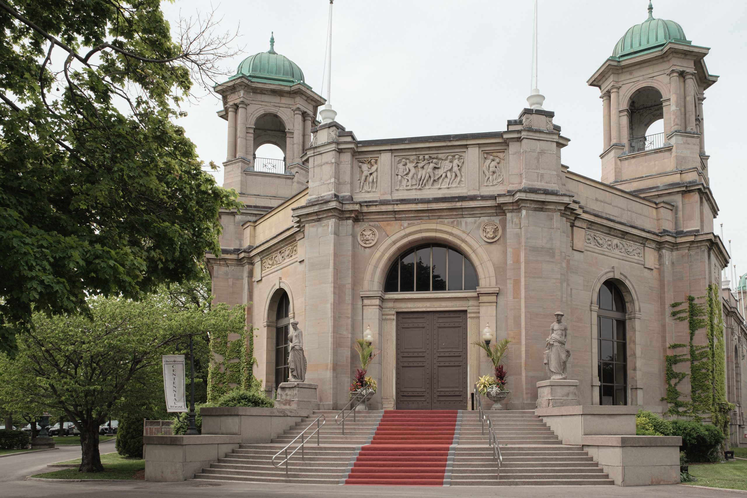 Front of Timeless Liberty Grand Wedding Venue in Toronto