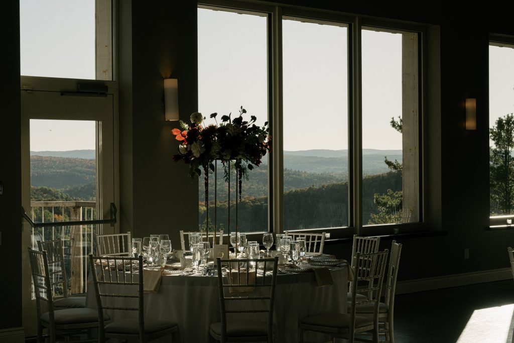 Stunning cliff view from inside Le Belvedere